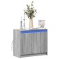 vidaXL LED-Sideboard Grau Sonoma 72x34x61 cm Holzwerkstoff vidaXL LED-Sideboard Grau Sonoma 72x34x61 cm Holzwerkstoff