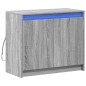 vidaXL LED-Sideboard Grau Sonoma 72x34x61 cm Holzwerkstoff vidaXL LED-Sideboard Grau Sonoma 72x34x61 cm Holzwerkstoff