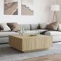 vidaXL Couchtisch Sonoma-Eiche 100x100x40 cm Holzwerkstoff vidaXL Couchtisch Sonoma-Eiche 100x100x40 cm Holzwerkstoff