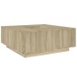vidaXL Couchtisch Sonoma-Eiche 100x100x40 cm Holzwerkstoff vidaXL Couchtisch Sonoma-Eiche 100x100x40 cm Holzwerkstoff