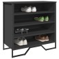 vidaXL Schuhregal Schwarz 80x38x78 cm Holzwerkstoff vidaXL Schuhregal Schwarz 80x38x78 cm Holzwerkstoff