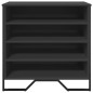 vidaXL Schuhregal Schwarz 80x38x78 cm Holzwerkstoff vidaXL Schuhregal Schwarz 80x38x78 cm Holzwerkstoff