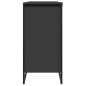 vidaXL Schuhregal Schwarz 80x38x78 cm Holzwerkstoff vidaXL Schuhregal Schwarz 80x38x78 cm Holzwerkstoff