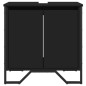 vidaXL Waschbeckenunterschrank Schwarz 60x35x60 cm Holzwerkstoff vidaXL Waschbeckenunterschrank Schwarz 60x35x60 cm Holzwerkstoff
