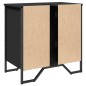 vidaXL Waschbeckenunterschrank Schwarz 60x35x60 cm Holzwerkstoff vidaXL Waschbeckenunterschrank Schwarz 60x35x60 cm Holzwerkstoff