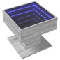 vidaXL LED-Couchtisch Grau Sonoma 50x50x45 cm Holzwerkstoff vidaXL LED-Couchtisch Grau Sonoma 50x50x45 cm Holzwerkstoff
