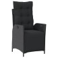 vidaXL 7-tlg. Garten-Essgruppe mit Kissen Schwarz Poly Rattan vidaXL 7-tlg. Garten-Essgruppe mit Kissen Schwarz Poly Rattan