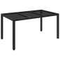 vidaXL 7-tlg. Garten-Essgruppe mit Kissen Schwarz Poly Rattan vidaXL 7-tlg. Garten-Essgruppe mit Kissen Schwarz Poly Rattan