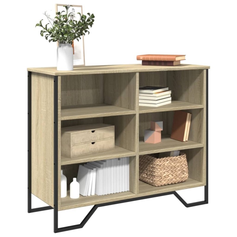 vidaXL Sideboard Sonoma-Eiche 91x35,5x74,5 cm Holzwerkstoff vidaXL Sideboard Sonoma-Eiche 91x35,5x74,5 cm Holzwerkstoff