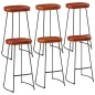 vidaXL 7-tlg. Bar-Set Raues Mangoholz und Metall vidaXL 7-tlg. Bar-Set Raues Mangoholz und Metall