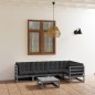 vidaXL 6-tlg. Garten-Lounge-Set mit Kissen Kiefer Massivholz vidaXL 6-tlg. Garten-Lounge-Set mit Kissen Kiefer Massivholz
