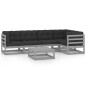 vidaXL 6-tlg. Garten-Lounge-Set mit Kissen Kiefer Massivholz vidaXL 6-tlg. Garten-Lounge-Set mit Kissen Kiefer Massivholz