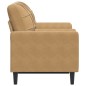 vidaXL 2-Sitzer-Sofa mit Zierkissen Braun 120 cm Samt vidaXL 2-Sitzer-Sofa mit Zierkissen Braun 120 cm Samt