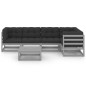 vidaXL 6-tlg. Garten-Lounge-Set mit Kissen Kiefer Massivholz vidaXL 6-tlg. Garten-Lounge-Set mit Kissen Kiefer Massivholz
