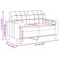vidaXL 2-Sitzer-Sofa mit Zierkissen Schwarz 120 cm Samt vidaXL 2-Sitzer-Sofa mit Zierkissen Schwarz 120 cm Samt
