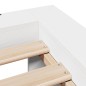 vidaXL Massivholzbett ohne Matratze Weiß 75x190 cm Kiefernholz vidaXL Massivholzbett ohne Matratze Weiß 75x190 cm Kiefernholz
