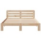 vidaXL Massivholzbett ohne Matratze 140x200 cm Kiefernholz vidaXL Massivholzbett ohne Matratze 140x200 cm Kiefernholz