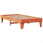 vidaXL Massivholzbett ohne Matratze Wachsbraun 75x190 cm Kiefernholz vidaXL Massivholzbett ohne Matratze Wachsbraun 75x190 cm Kiefernholz