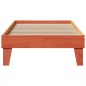 vidaXL Massivholzbett ohne Matratze Wachsbraun 75x190 cm Kiefernholz vidaXL Massivholzbett ohne Matratze Wachsbraun 75x190 cm Kiefernholz