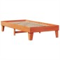 vidaXL Massivholzbett ohne Matratze Wachsbraun 75x190 cm Kiefernholz vidaXL Massivholzbett ohne Matratze Wachsbraun 75x190 cm Kiefernholz