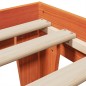 vidaXL Massivholzbett ohne Matratze Wachsbraun 75x190 cm Kiefernholz vidaXL Massivholzbett ohne Matratze Wachsbraun 75x190 cm Kiefernholz