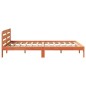 vidaXL Massivholzbett ohne Matratze Wachsbraun 150x200 cm Kiefernholz vidaXL Massivholzbett ohne Matratze Wachsbraun 150x200 cm Kiefernholz