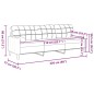 vidaXL Sofa 3-Sitzer mit Zierkissen Dunkelgrau 210 cm Samt vidaXL Sofa 3-Sitzer mit Zierkissen Dunkelgrau 210 cm Samt