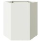 vidaXL Pflanzkübel 2 Stk. Weiß Sechseckig 46x40x45 Stahl vidaXL Pflanzkübel 2 Stk. Weiß Sechseckig 46x40x45 Stahl