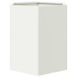 vidaXL Pflanzkübel 2 Stk. Weiß Sechseckig 46x40x45 Stahl vidaXL Pflanzkübel 2 Stk. Weiß Sechseckig 46x40x45 Stahl