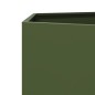 vidaXL Pflanzkübel Olivgrün Sechseckig 138x120x45 Stahl vidaXL Pflanzkübel Olivgrün Sechseckig 138x120x45 Stahl