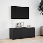 vidaXL TV-Schrank LED Schwarz 97x34x40 cm Holzwerkstoff vidaXL TV-Schrank LED Schwarz 97x34x40 cm Holzwerkstoff