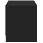 vidaXL TV-Schrank LED Schwarz 97x34x40 cm Holzwerkstoff vidaXL TV-Schrank LED Schwarz 97x34x40 cm Holzwerkstoff