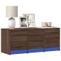 vidaXL TV-Schrank LED Braun Eichen-Optik 97x34x40 cm Holzwerkstoff vidaXL TV-Schrank LED Braun Eichen-Optik 97x34x40 cm Holzwerkstoff