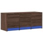 vidaXL TV-Schrank LED Braun Eichen-Optik 97x34x40 cm Holzwerkstoff vidaXL TV-Schrank LED Braun Eichen-Optik 97x34x40 cm Holzwerkstoff