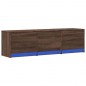 vidaXL TV-Schrank LED Braun Eichen-Optik 140x34x40 cm Holzwerkstoff vidaXL TV-Schrank LED Braun Eichen-Optik 140x34x40 cm Holzwerkstoff