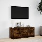 vidaXL TV-Schrank LED Räuchereiche 97x34x40 cm Holzwerkstoff vidaXL TV-Schrank LED Räuchereiche 97x34x40 cm Holzwerkstoff