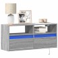 vidaXL TV-Wandschrank mit LED-Beleuchtung Grau Sonoma 100x31x45 cm vidaXL TV-Wandschrank mit LED-Beleuchtung Grau Sonoma 100x31x45 cm
