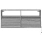 vidaXL TV-Wandschrank mit LED-Beleuchtung Grau Sonoma 100x31x45 cm vidaXL TV-Wandschrank mit LED-Beleuchtung Grau Sonoma 100x31x45 cm