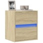 vidaXL TV-Wandschrank mit LED-Beleuchtung Sonoma 41x31x45 cm vidaXL TV-Wandschrank mit LED-Beleuchtung Sonoma 41x31x45 cm