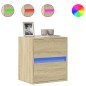 vidaXL TV-Wandschrank mit LED-Beleuchtung Sonoma 41x31x45 cm vidaXL TV-Wandschrank mit LED-Beleuchtung Sonoma 41x31x45 cm