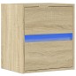vidaXL TV-Wandschrank mit LED-Beleuchtung Sonoma 41x31x45 cm vidaXL TV-Wandschrank mit LED-Beleuchtung Sonoma 41x31x45 cm