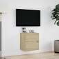 vidaXL TV-Wandschrank mit LED-Beleuchtung Sonoma 41x31x45 cm vidaXL TV-Wandschrank mit LED-Beleuchtung Sonoma 41x31x45 cm