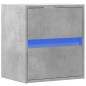 vidaXL TV-Wandschrank mit LED-Beleuchtung Betongrau 41x31x45 cm vidaXL TV-Wandschrank mit LED-Beleuchtung Betongrau 41x31x45 cm