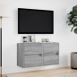 vidaXL TV-Wandschränke LED-Beleuchtung 2 Stk. Grau Sonoma 41x31x45 cm vidaXL TV-Wandschränke LED-Beleuchtung 2 Stk. Grau Sonoma 41x31x45 cm