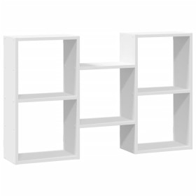 vidaXL Wandregal Weiß 96x18x60 cm Holzwerkstoff