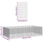 vidaXL Freilaufgehege 24-teilig 54x100 cm Verzinktes Eisen vidaXL Freilaufgehege 24-teilig 54x100 cm Verzinktes Eisen