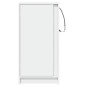 vidaXL LED-Sideboard Weiß 42,5x34x85 cm Holzwerkstoff vidaXL LED-Sideboard Weiß 42,5x34x85 cm Holzwerkstoff