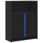 vidaXL LED-Sideboard Schwarz 77x34x100 cm Holzwerkstoff vidaXL LED-Sideboard Schwarz 77x34x100 cm Holzwerkstoff