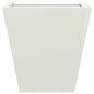 vidaXL Pflanzkübel Weiß 30x30x30 Stahl vidaXL Pflanzkübel Weiß 30x30x30 Stahl