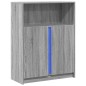 vidaXL LED-Sideboard Grau Sonoma 77x34x100 cm Holzwerkstoff vidaXL LED-Sideboard Grau Sonoma 77x34x100 cm Holzwerkstoff